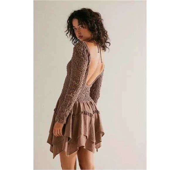 NEW Free People What A Time Mini Dress Size Medium - Picture 1 of 11